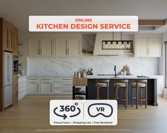 Kundenspezifische Küchen-Design-Service: 3D-Darstellung & Virtueller Rundgang