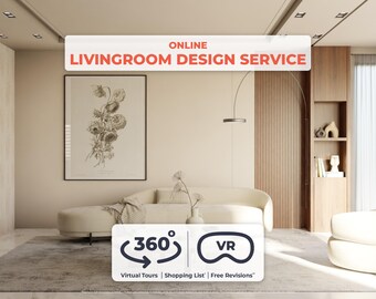 3D Wohnzimmer Gestaltung: Virtuelle Tour & VR Erlebnis (Digitales Produkt)