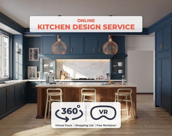 3D Küchen Design Service: Virtueller Rundgang & Renovation (Digitales Produkt)