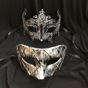 Masquerade Masks Venetian Ball Masks Silver Or Gold