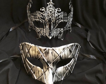 Masquerade Masks Venetian Ball Masks Silver Or Gold