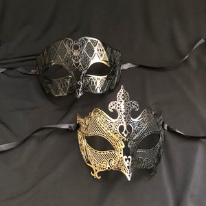 Couples Masquerade Ball Masks Gold And Black