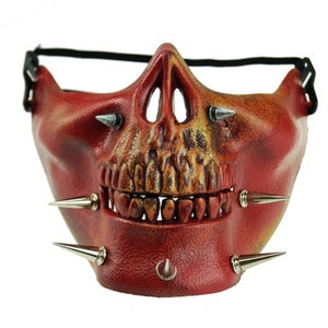 THE RAIDER resin Half-face Skull Mask 