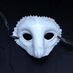 Paintable Owl Mask Paper Mache DIY Animal Mask