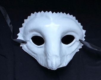 Paintable Owl Mask Paper Mache DIY Animal Mask