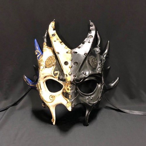 Unique Men's Masquerade Mask Carnival Mask Etsy