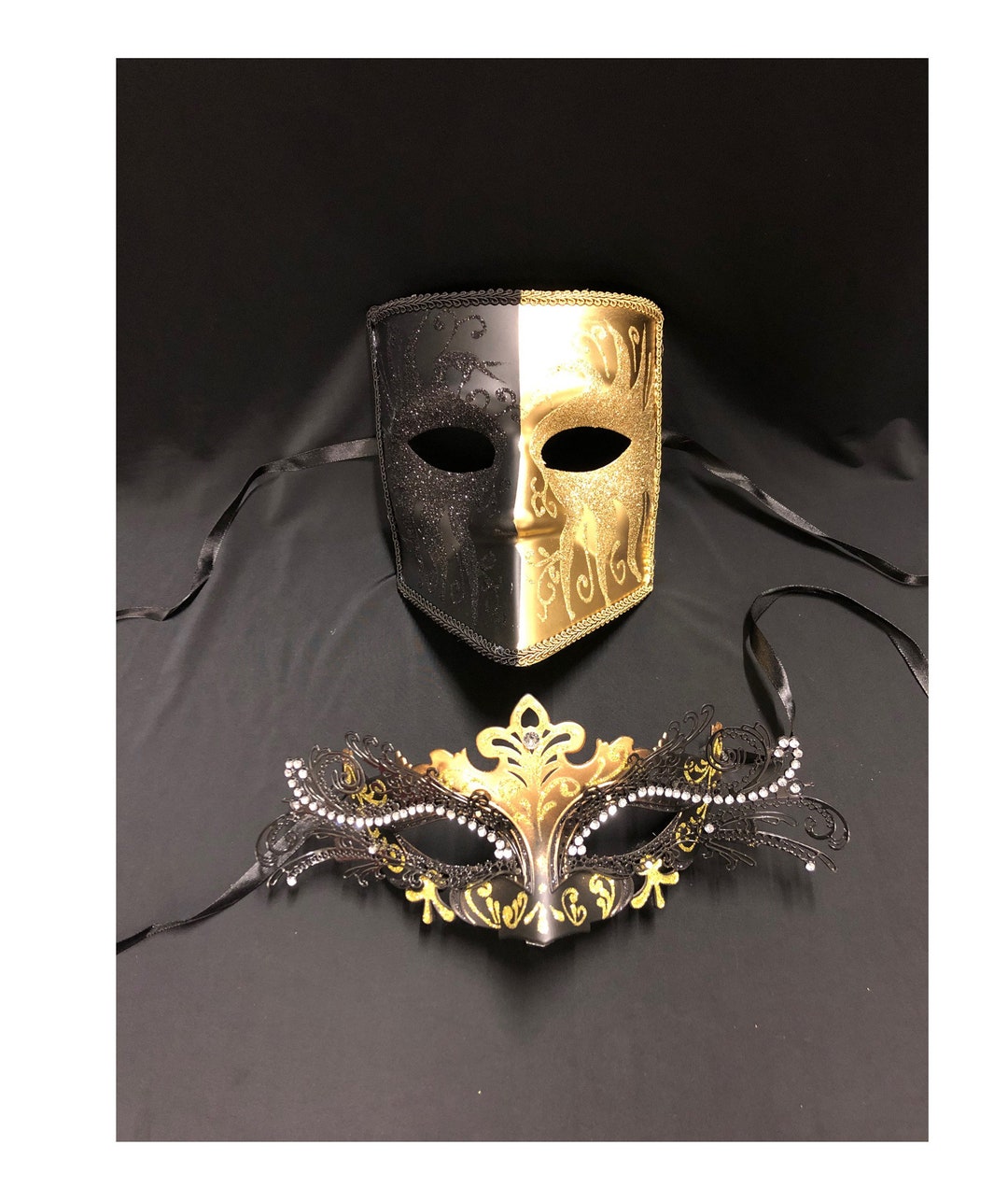 Couples Masquerade Masks His and Hers Masks Etsy