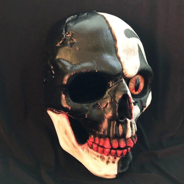 Masque de crâne de Joker Masque de crâne de zombie Halloween