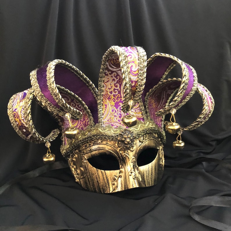purple-and-gold-masquerade-jester-mask-etsy