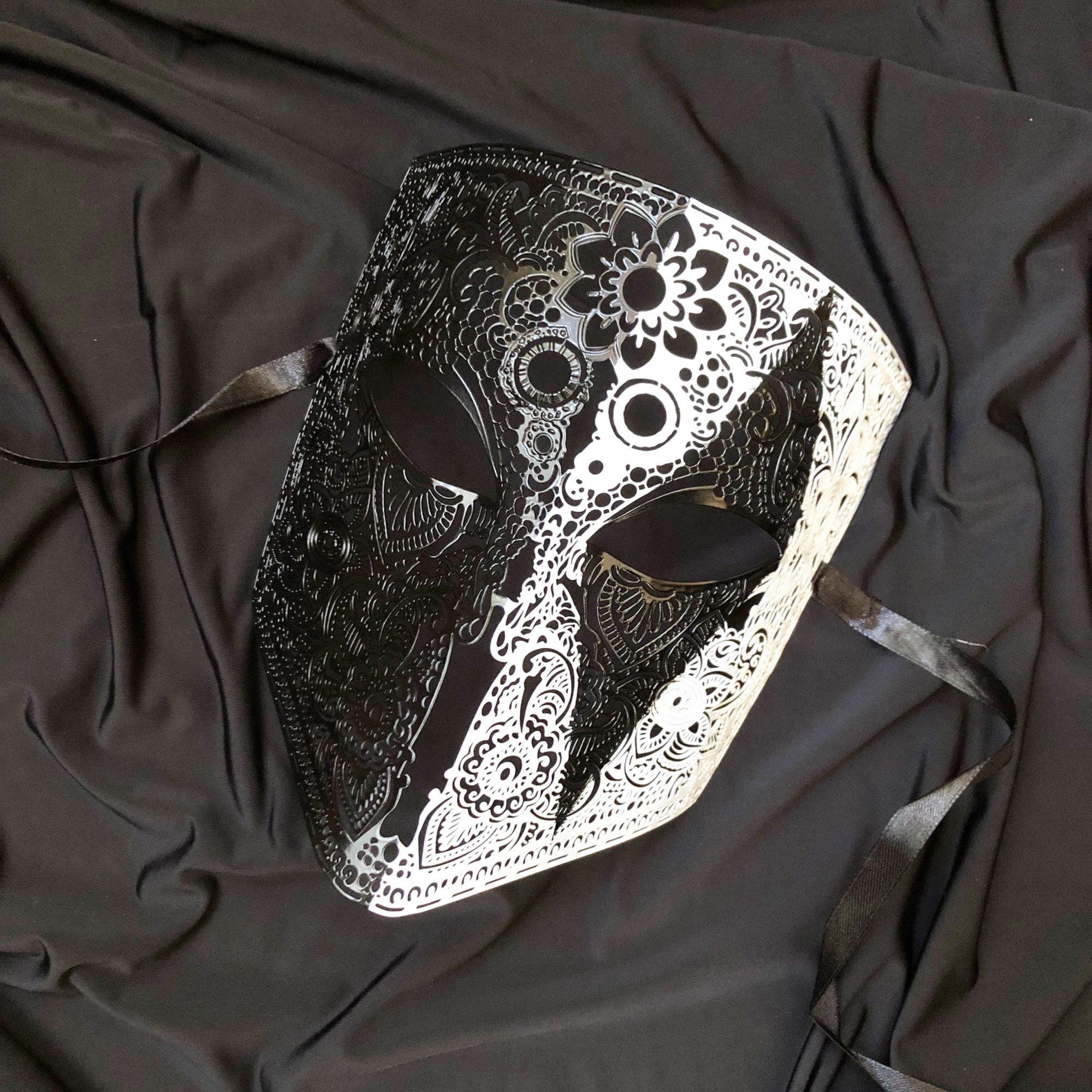 Maskerade Maske Aus Kunstleder – Für Karneval, Mottopartys & Mystery-Looks