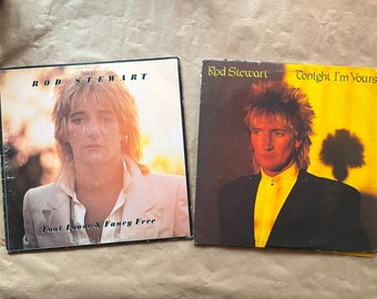 Rod Stewart vinyl album Bundle w/ Poster!