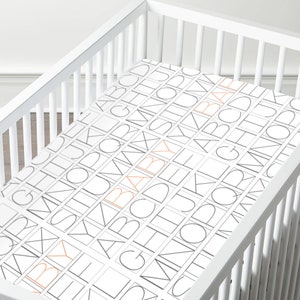 Alphabet crib bedding hotsell