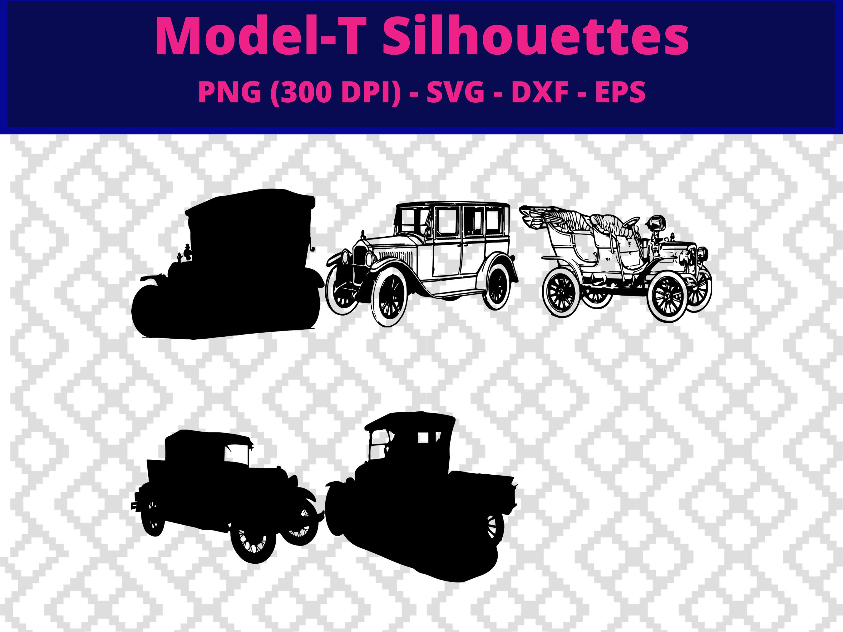 Modelt Svg, Modelt Monogram Silhouette, Modelt Svg Files Cricut