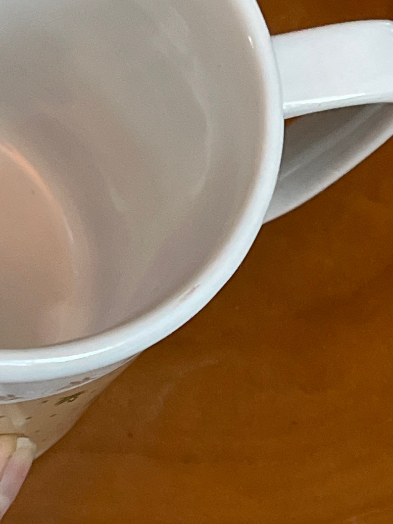 Vintage Coffee Mugs Made in Japan Ceramic Mugs Floral Coffee Mugs 1970s