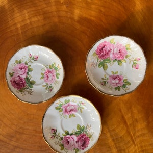 Vintage Royal Albert American Beauty Tea Saucer