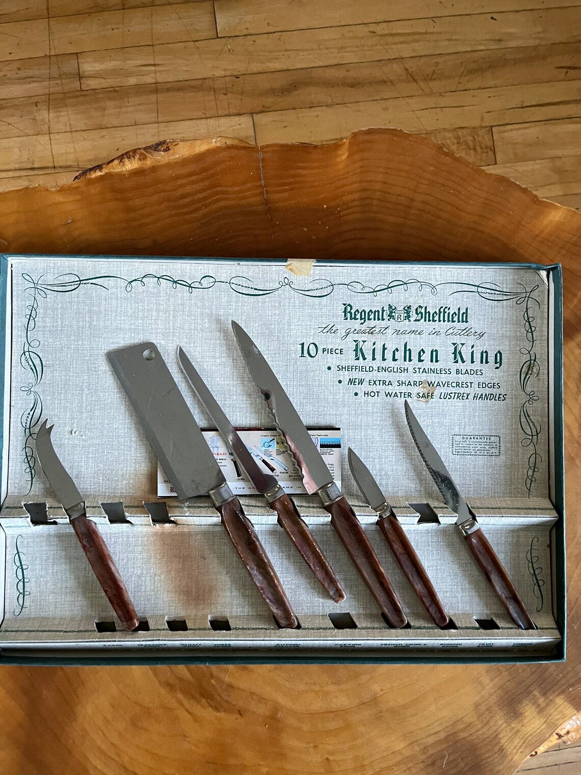 Regent Sheffield Knives Part of a Set Etsy