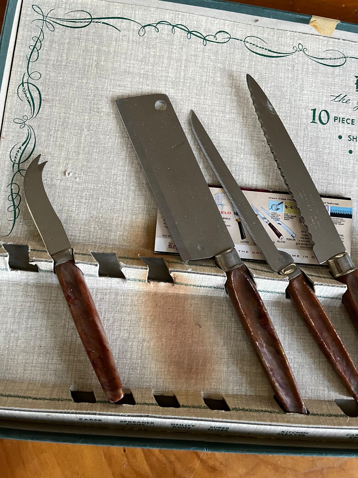 Regent Sheffield Knives Part of a Set Etsy
