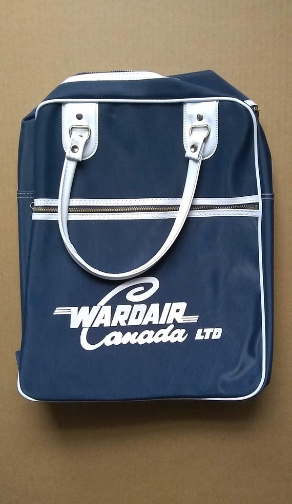 Vintage WARDAIR tote bag. Canadian Flight Attendan