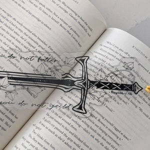 Throne of Glass inspired acrylic bookmark
