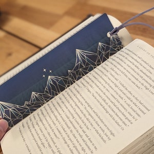 NEW ACOTAR inspired acrylic bookmark- refreshed!