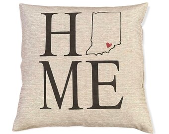 Indiana Home Pillowcase