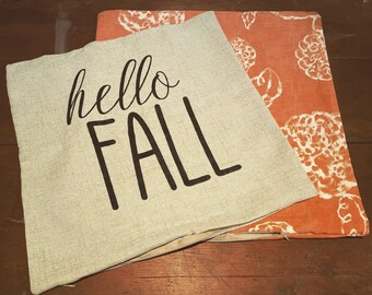 Hello Fall Pillowcase