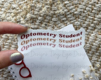 Optometry Student Sticker - Gift