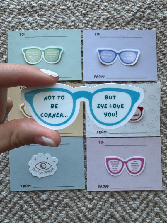 Glasses Valentine's Day Cards
