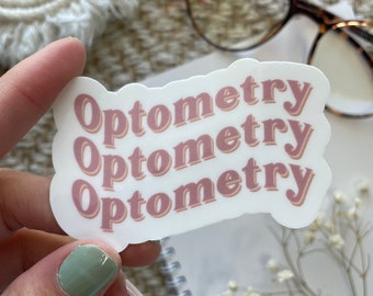 Optometry Sticker | Gift for Optician, Student or Technician
