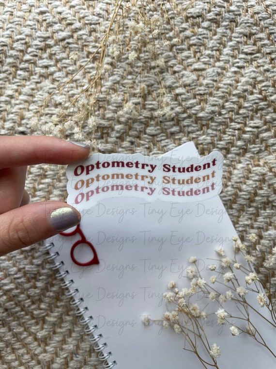 Optometry Student sticker