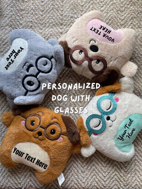 Personalized Dog with Glasses