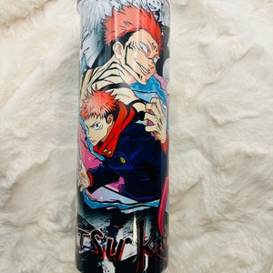 Jujutsu kaisen JJk inspired 20oz skinny insulated tumbler