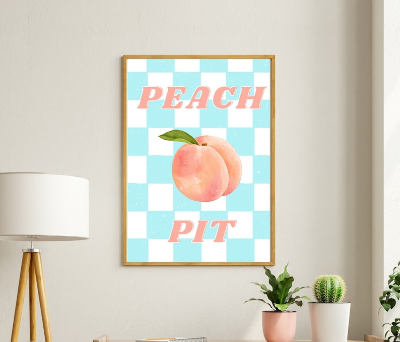 Peach Pit Band Music Poster / Print Etsy
