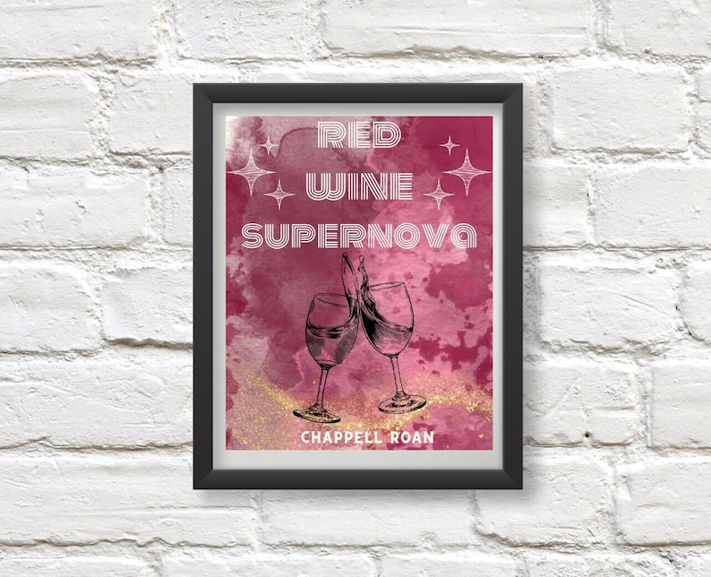 Chappell Roan Red Wine Supernova Digital Print Poster Art Etsy