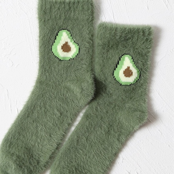 Men's Funny Fuzzy Socks Etsy