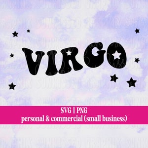 Virgo SVG - Trendy Svg - Zodiac Stars Svg - Virgo Png - Coffee Cup Svg - Svg Files For Cricut - Commercial License