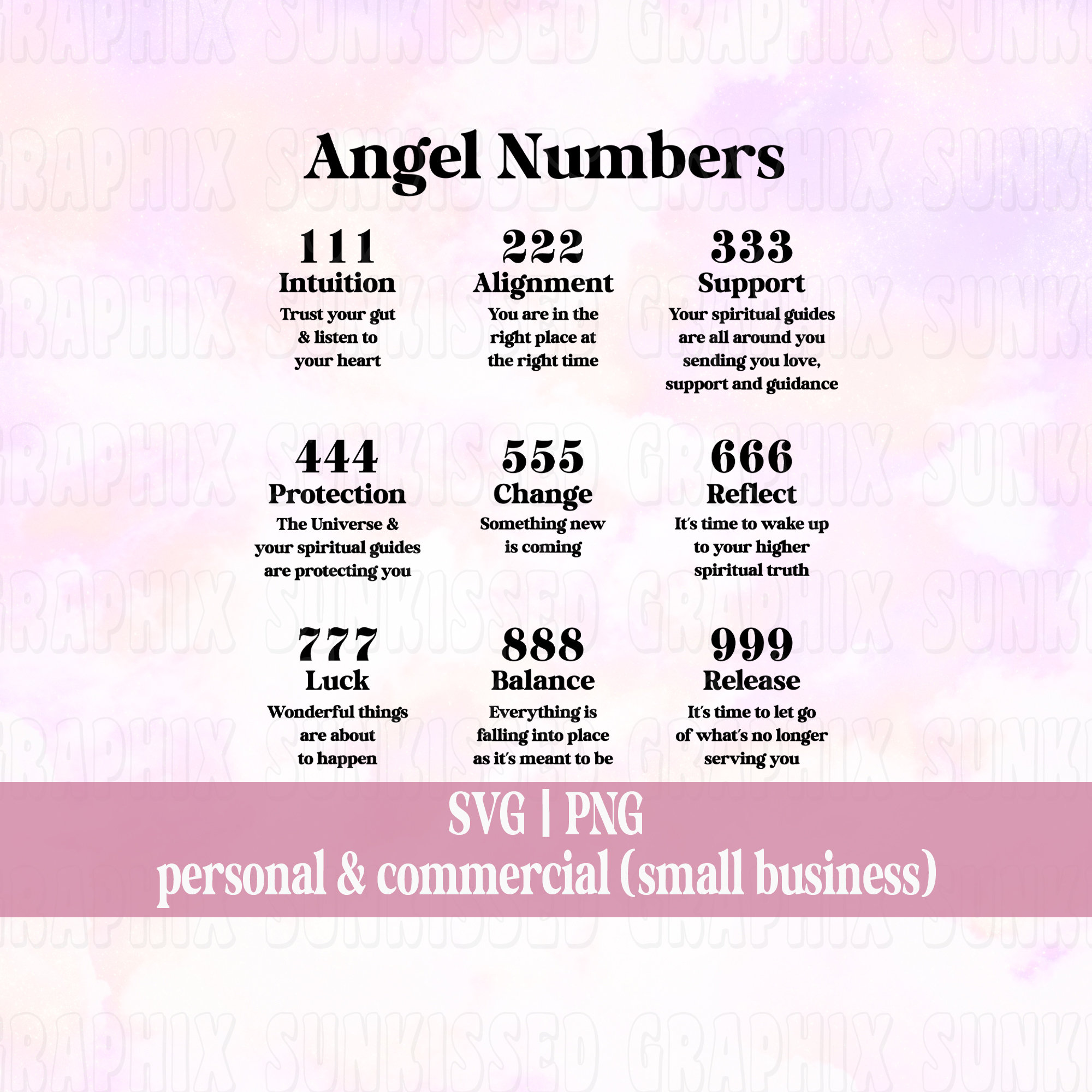 Angel Number SVG Angel Svg Angel Energy Spiritual Svg Files for Shirts