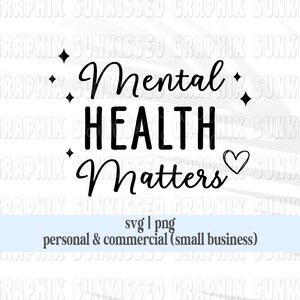 Salud mental SVG La salud mental importa salud mental PNG