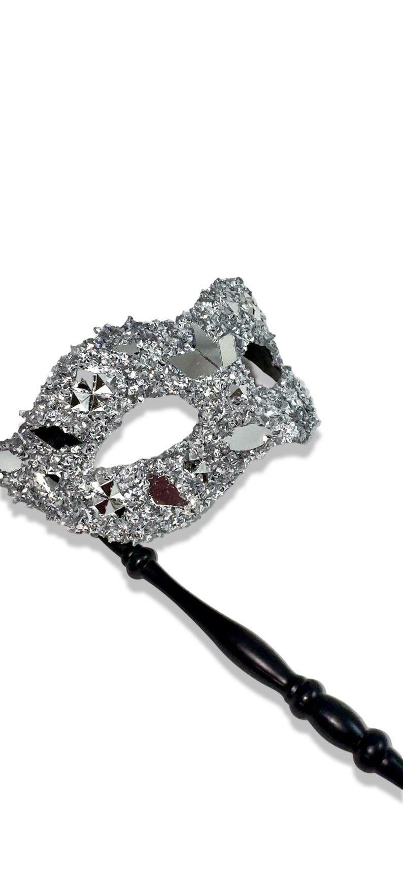 Red Makara Masquerade Mirror Mask. Comes With Comfort Plus, Elastic ...