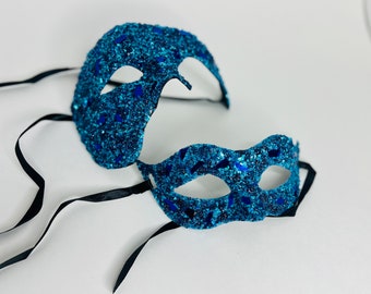 Light Blue MaKara Mirror Mask, couple edition set ( Phantom and Regular)