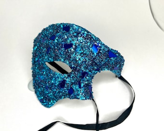 Light Blue MaKara Mirror Mask, Phantom of the Opera