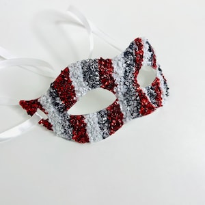 Unisex Candy cane Christmas mask