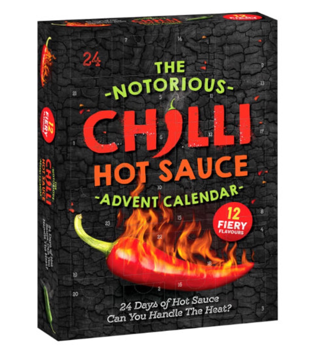 Chilli Hot Sauce Advent Calendar 24 Day of Christmas Chilli Etsy Canada