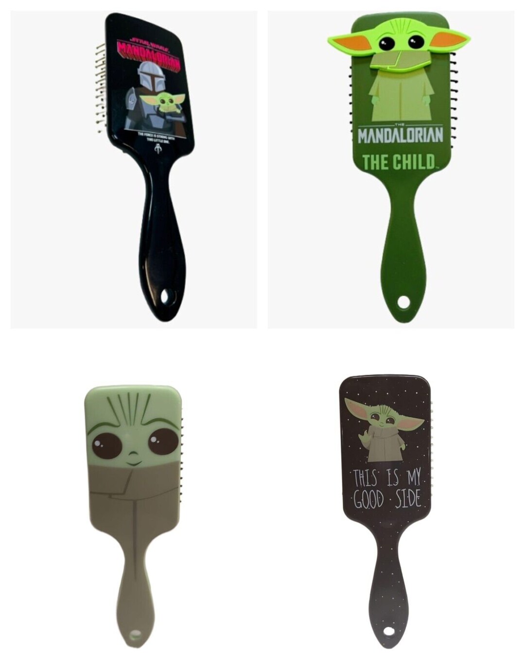 Star Wars Baby Yoda Paddle Brush Women's Comb Novelty Etsy