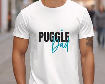 Puggle Dad t-shirt Puggle Dad Shirt Cute Puggle Dog Dad shirt Best Dog Dad Ever shirt dog owner shirt Father's day gift