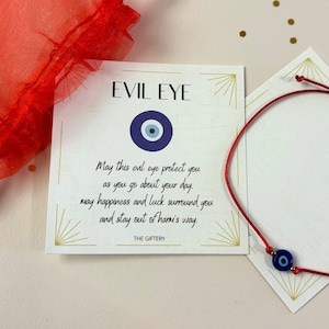 Evil Eye-armband, cadeaukaart en tas inbegrepen