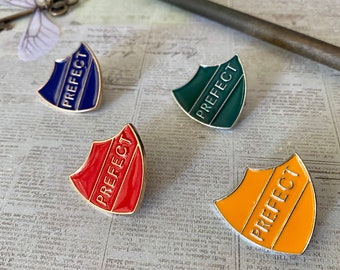 Wizard School Pin - Prefect Badge - Perfect Gift for a Fan