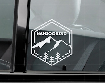 Namjooning Vinyl Decal | Laptop, Car window, Mugs decals