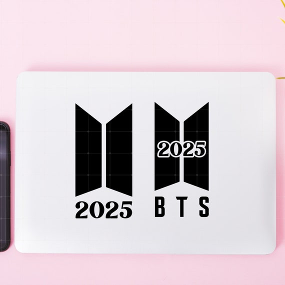 BTS Logo 2025 BTS Decals Laptop, Tumbler, Mugs, Car Window Decals 