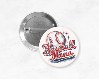 Baseball Mama Pin